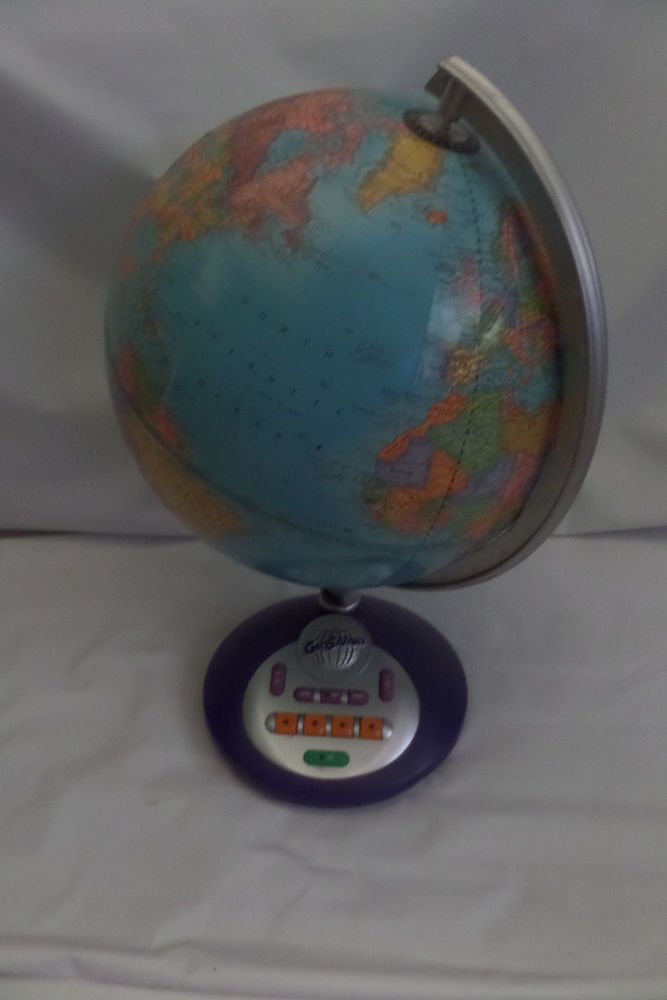 Geosafari Educational Talking Globe, Interactive Quiz Games, four levels