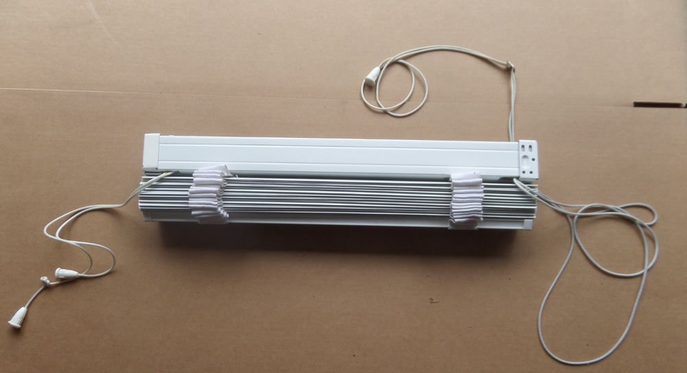 Designer Two-Inch White Vinyl Window Blinds 22" x 70"