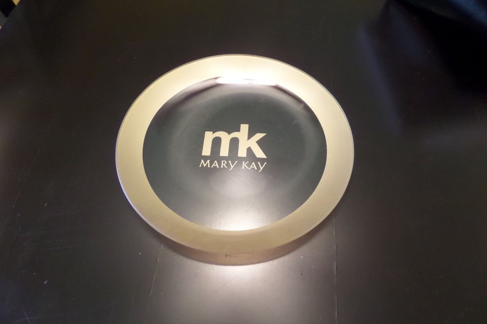 Mary Kay Recognition Commemorative Plate Sales Directors Gift Prize Award Gold