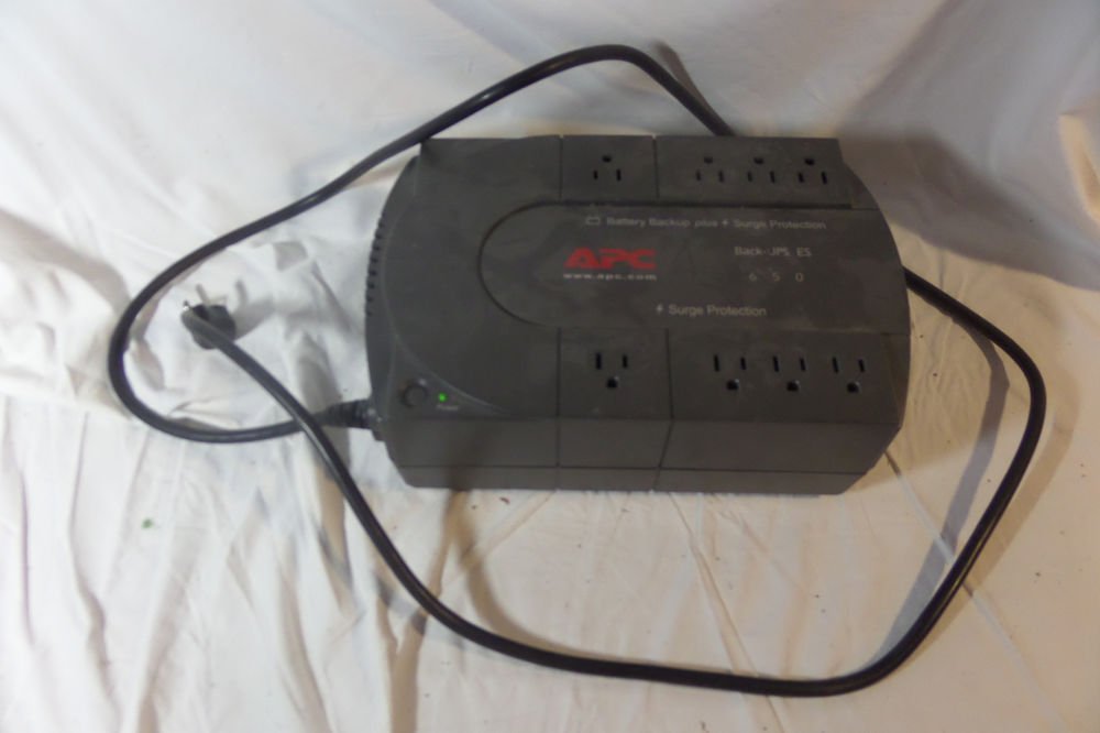 APC DL650T Back-UPS 650 8-outlet Uninterruptible Power Supply with battery