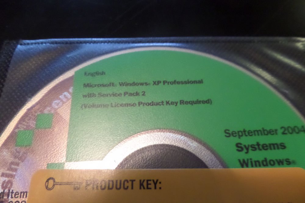 Microsoft Windows XP Professional Edition with Service pack 2 with Key