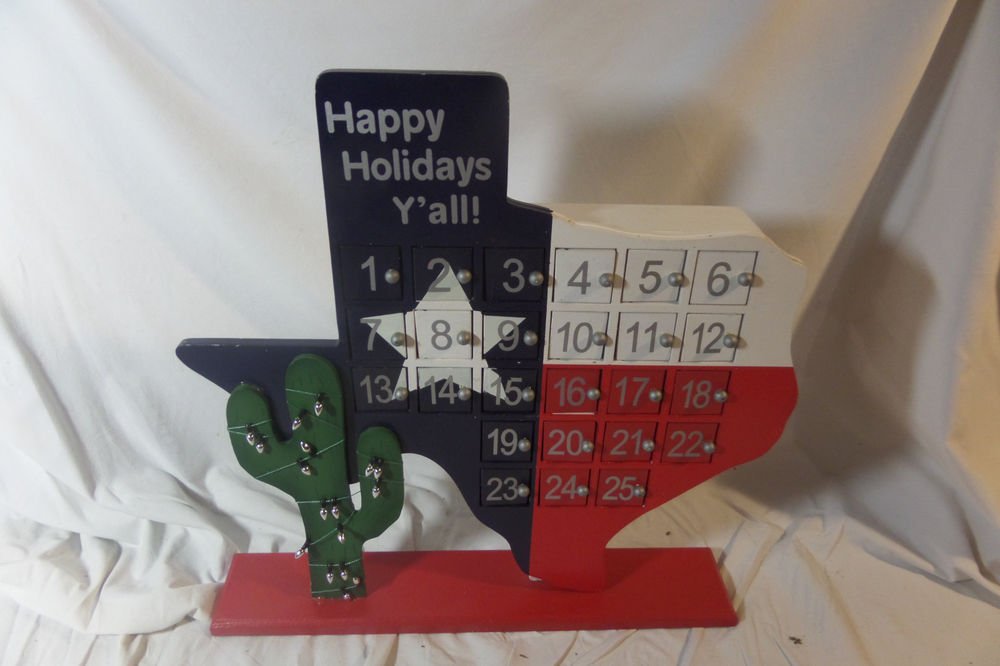 St. Nicholas Square Christmas Texas Advent Calender Kohls