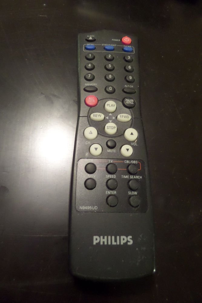 Genuine Philips N9495UD VCR Remote