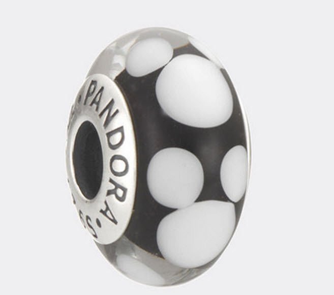 Authentic Pandora Sterling Silver Disney Classic Mickey Murano Glass Bead 791633