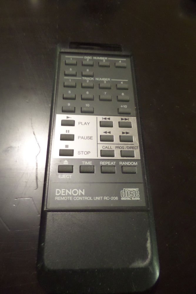 Denon Receiver RC-206 Remote Control Stereo DCM444, DCM555KEU / RM1061