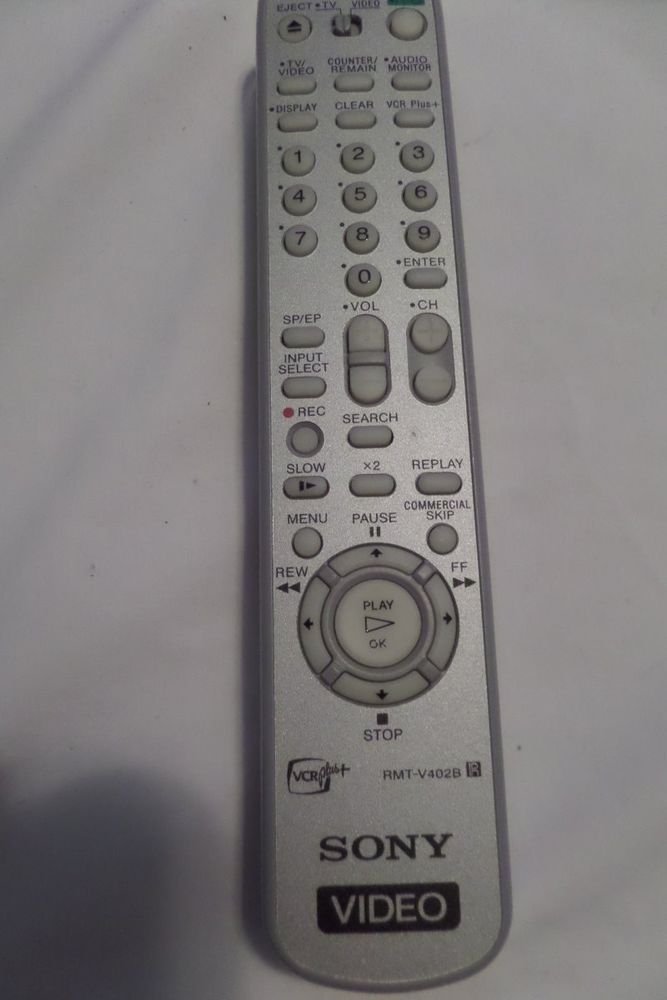 SONY RMT-V402B VCR REMOTE CONTROL SLV-N700 SLV-N88