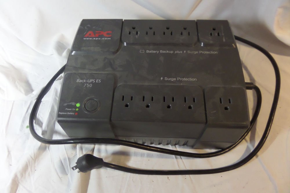APC Back-UPS ES 750 BE750BB Uninterruptible Power Supply and Surge Protector