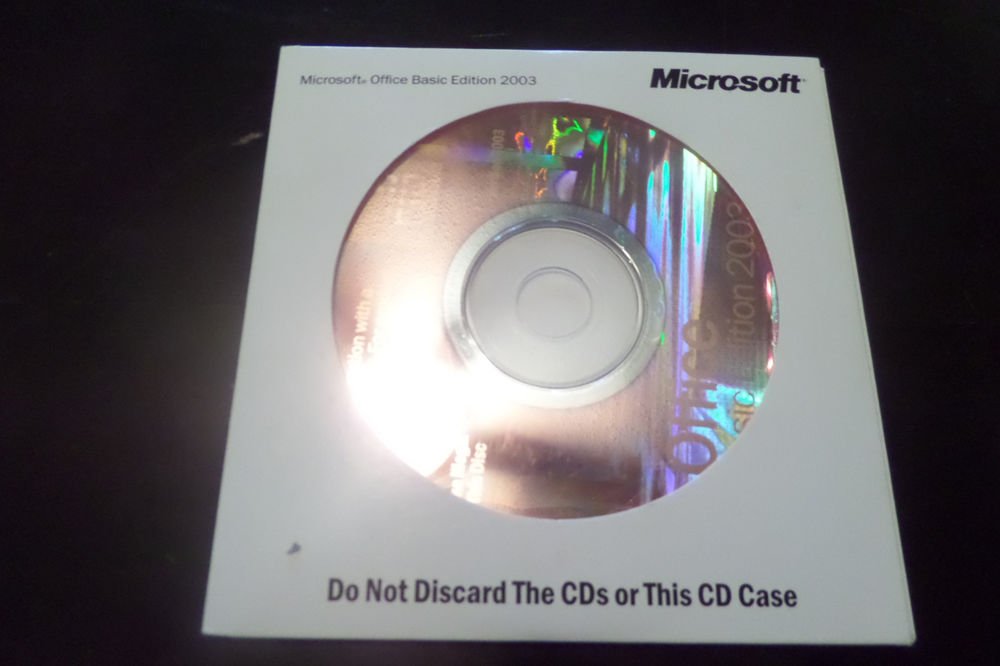 Original Microsoft Office Basic Edition 2003 with key