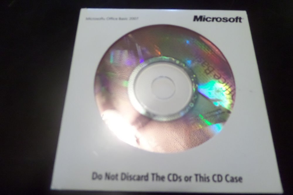 Original Microsoft Office Basic Edition 2007 with key