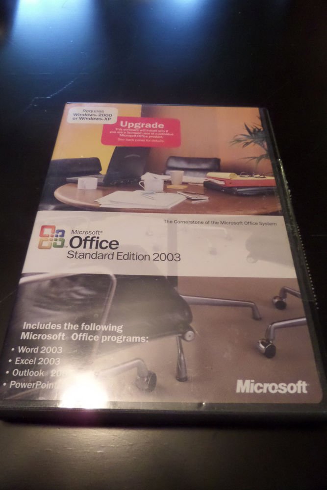 Microsoft Office Standard Edition 2003 Upgrade