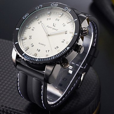Men's Wrist Watch Military Steel Case Silicone Strap - **DISCOUNT**