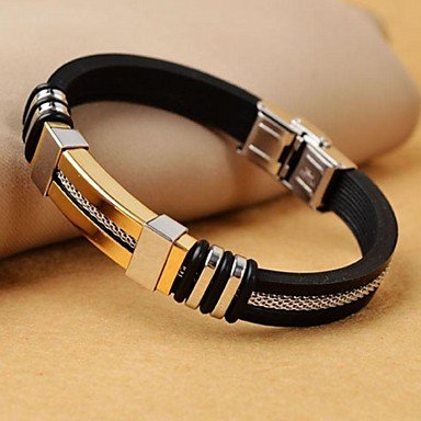 ** Classic Men's High Quality Stainless Steel Wrap Leather Bracelets **