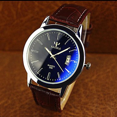 High-grade Leather Blue Ray Glass Business Quartz Watch - SPECIAL PRICE