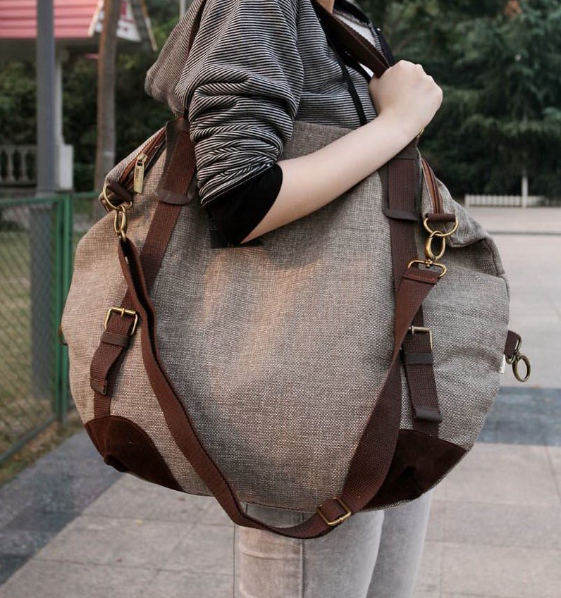 9. LARC⢠Canvas shoulder Bag. No leather. FREE DELIVERY
