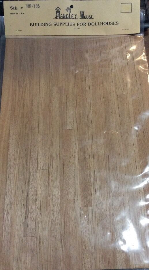 Handley House Dollhouse Wood Paneling Floor Flooring Hh/105 New Sealed