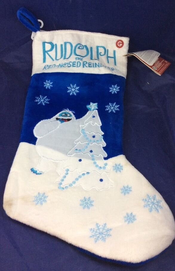 Blue Bumble from Rudolph The Red Nosed Reindeer Musical Christmas stocking New