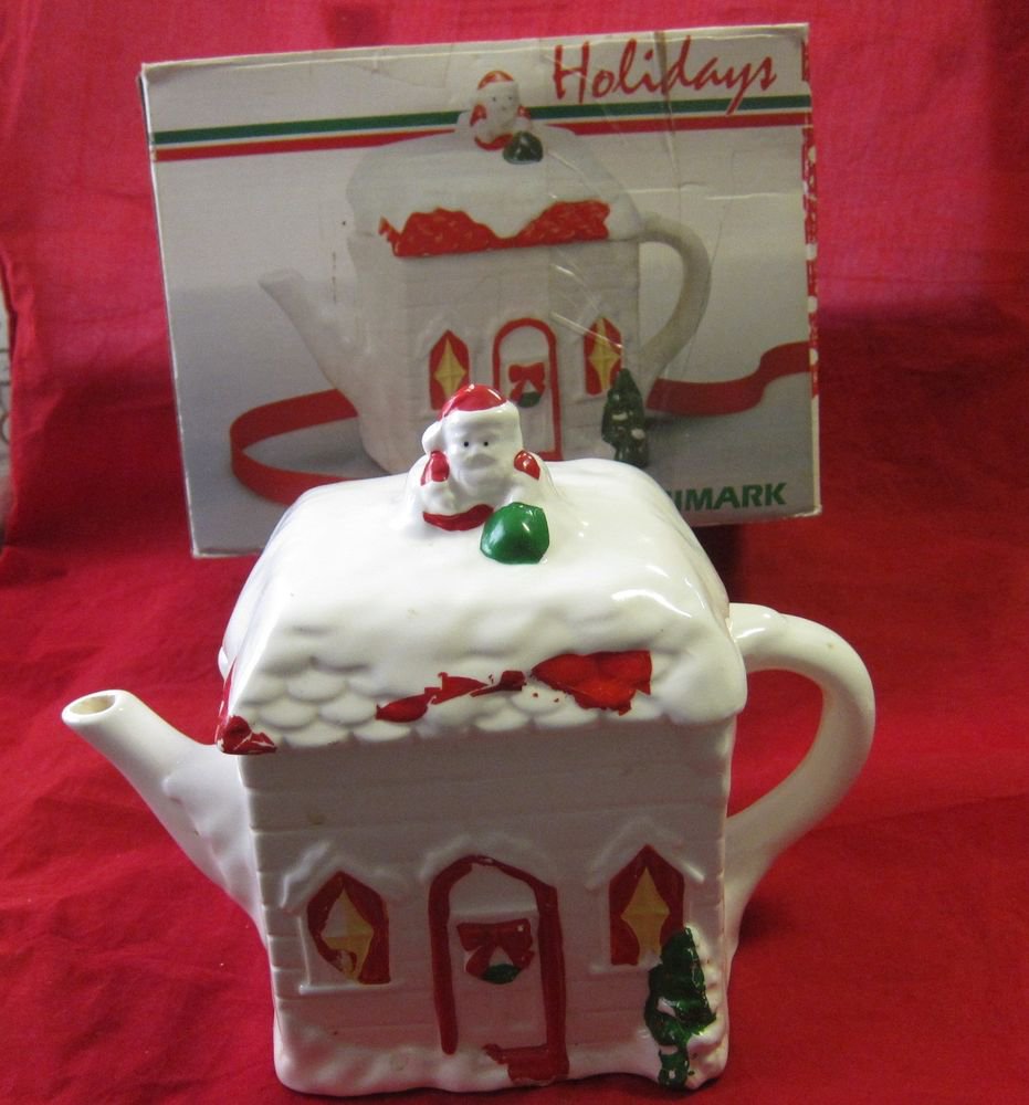 Christmas Teapot by Himark~ for coffee tea eggnog etc~in box~FREE US SHIP