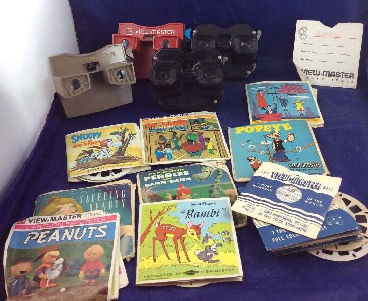 Viewmaster Lot 4 View Master Viewers Sawyer's GAF & 45 Reels