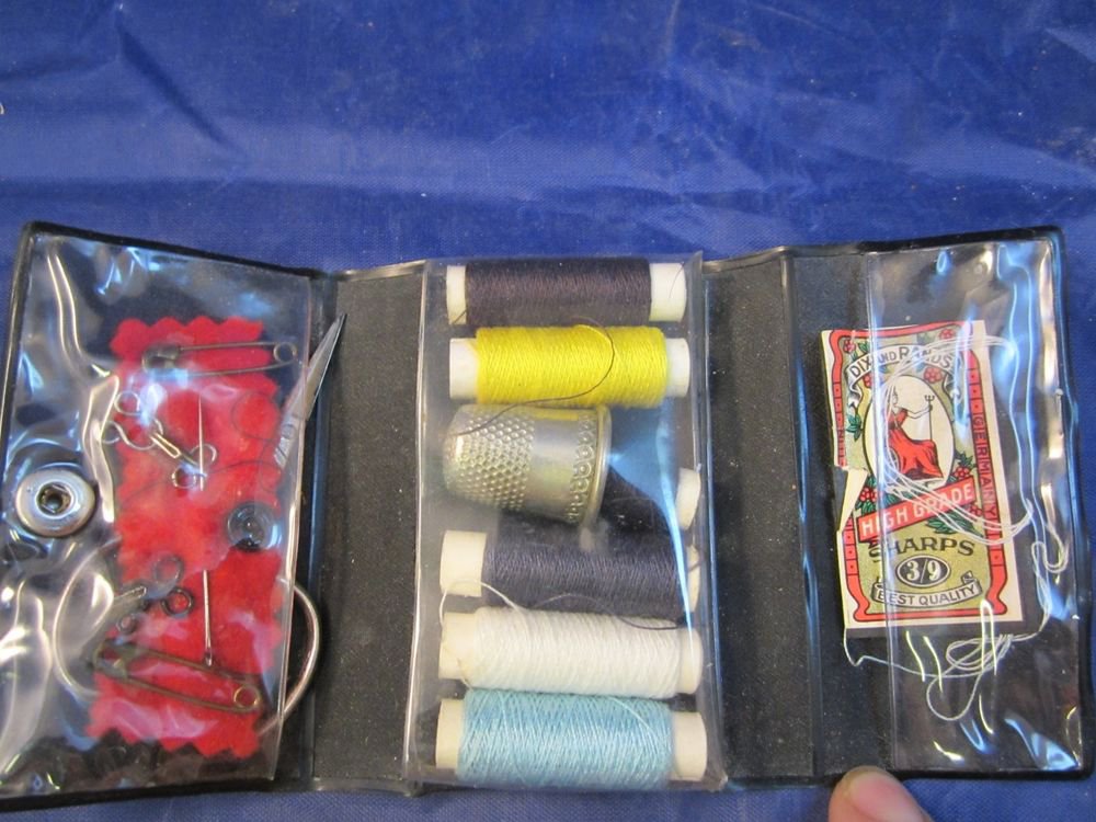 vintage mini travel sewing kit made in Germany