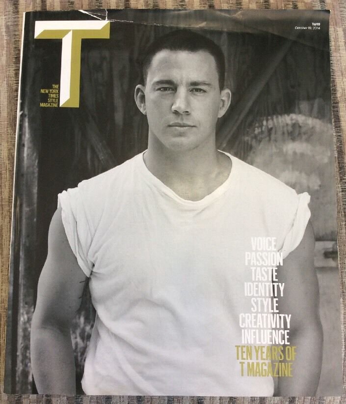The New York Times Style Magazine October 19 2014 T@10 Issue Channing Tatum