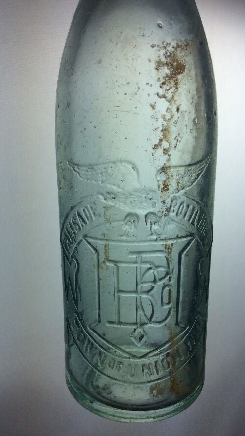 Palisade Bottling Company Bottle Town Of Union New Jersey NJ Antique Vintage