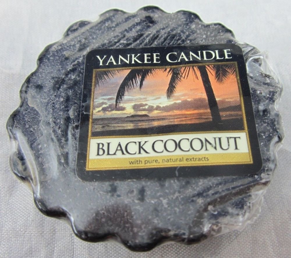 2 Yankee Candle Black Coconut Tarts wax melts #1254008