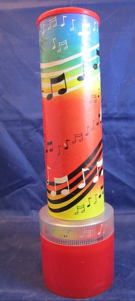 vintage Skilcraft musical Kaleidoscope plays It's A Small World Sanyo wind-up