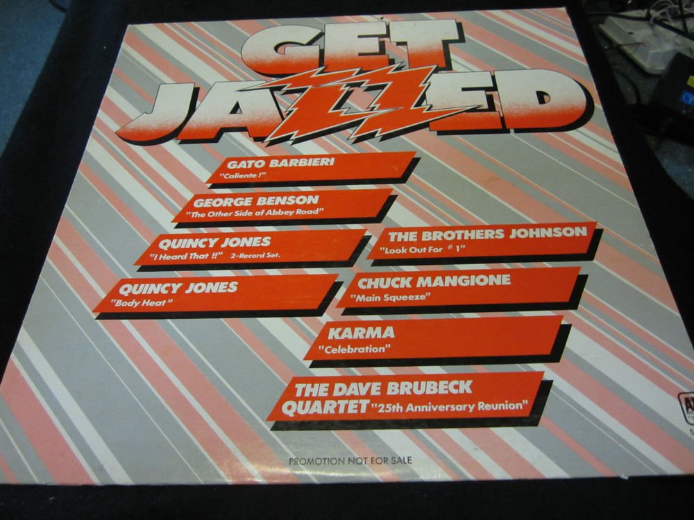 Get Jazzed vintage vinyl/record/LP~promo copy~free US ship