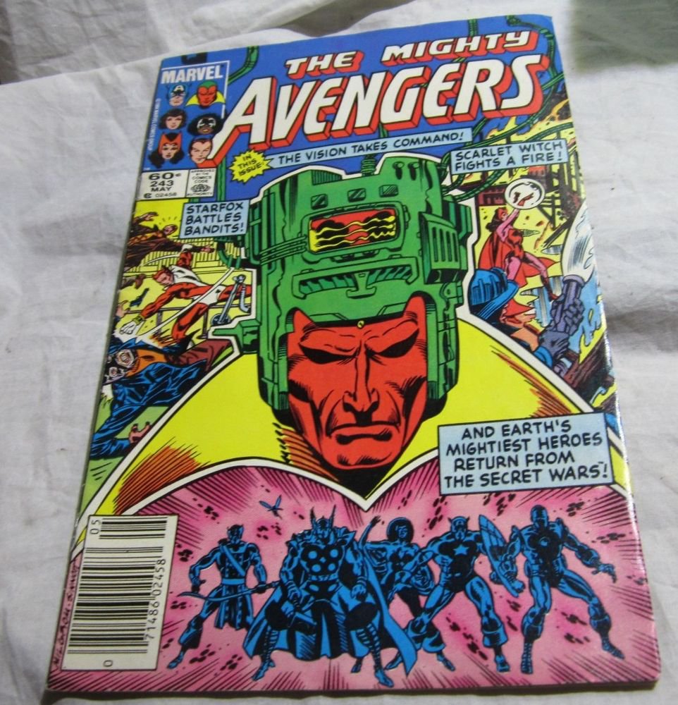 vintage The Mighty Avengers comic book~May 1984~Marvel comics #243