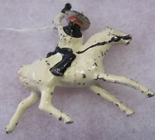 B2b Barclay Toy Soldier~Barclays~Cowboy on white Horse~B2/B 2 variation