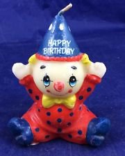 Vintage Russ Berriehappy Birthday Clown Candle 2381