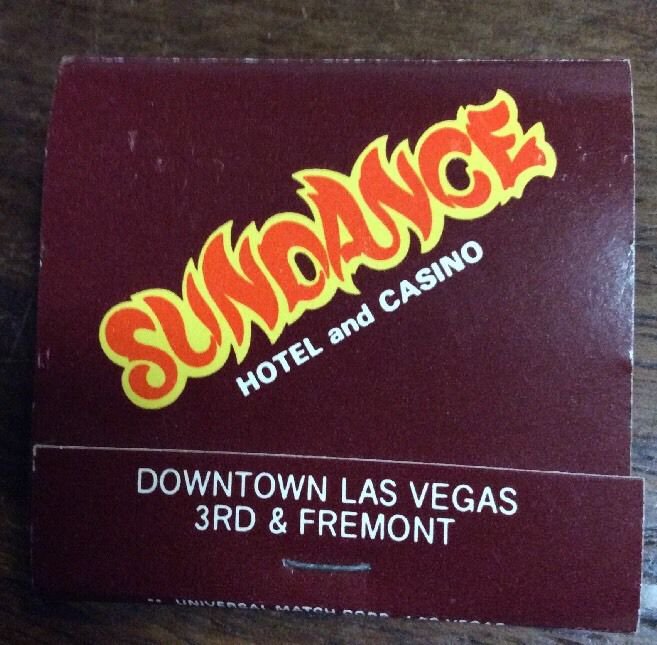 Vintage Sundance Hotel and Casino Las Vegas Matchbook matches tobacco match book