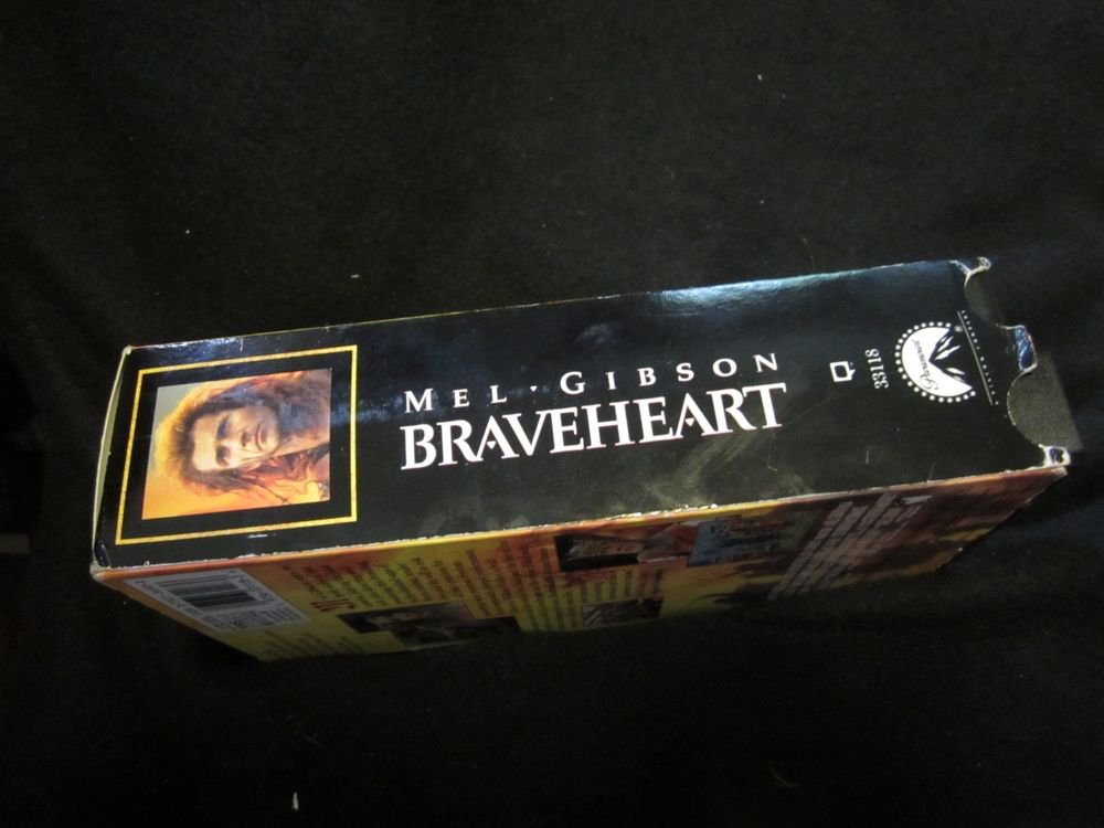 Braveheart (VHS, 1996, 2-Tape Set) video tapes~Mel Gibson movie/film