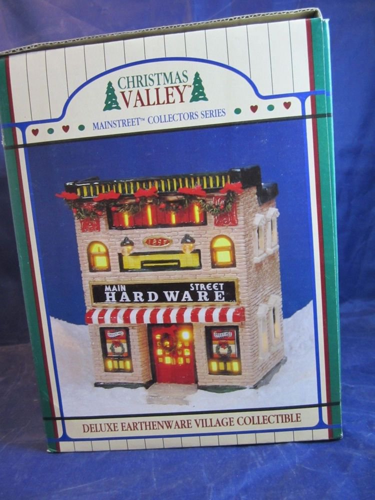 Christmas Valley Hardware Store Mainstreet Collectors Series light up decoration