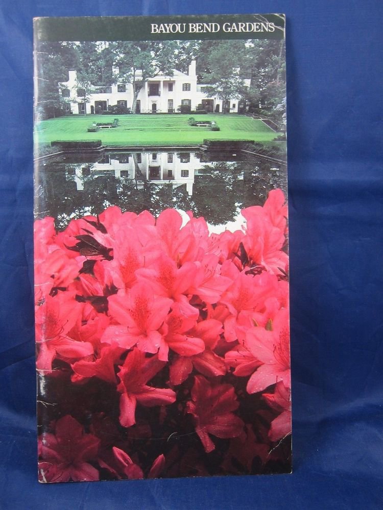 vintage Bayou Bend Gardens Guide Houston Texas Booklet 1975