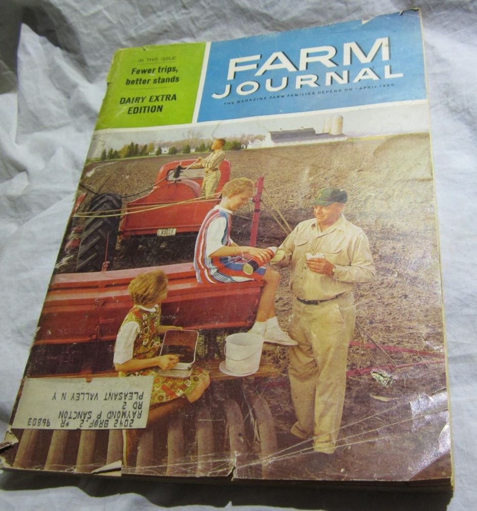 April 1965 Farm Journal Magazine~Eastern edition~Dairy Extra