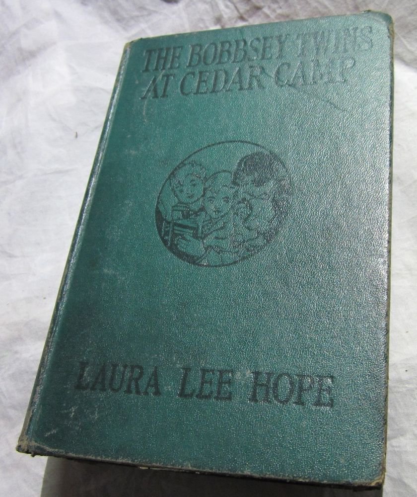 The Bobbsey Twins at Cedar Camp~Laura Lee Hope~1921 antique book~FREE US SHIP