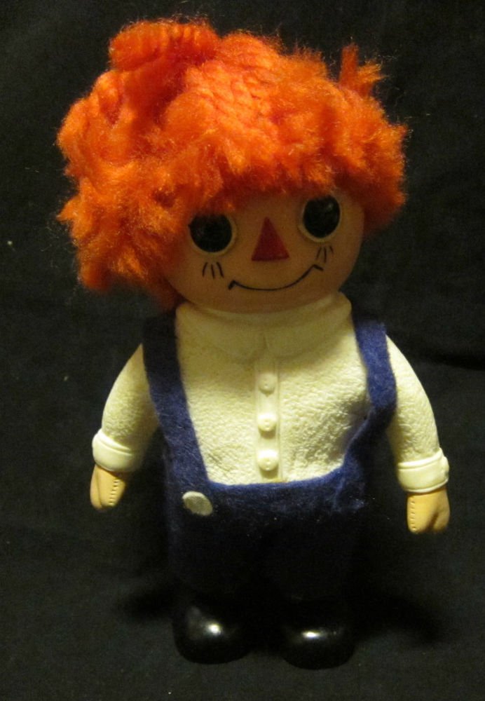 RAGGEDY ANDY BANK~1974~Creative Vinyl Products~Royalty Industries~FREE US SHIP