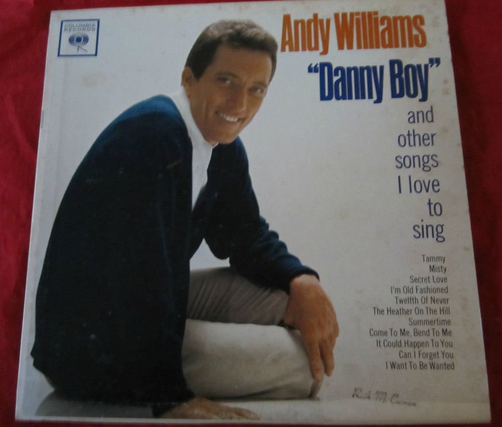 Danny Boy by Andy Williams LP/vinyl/record~FREE US SHIP