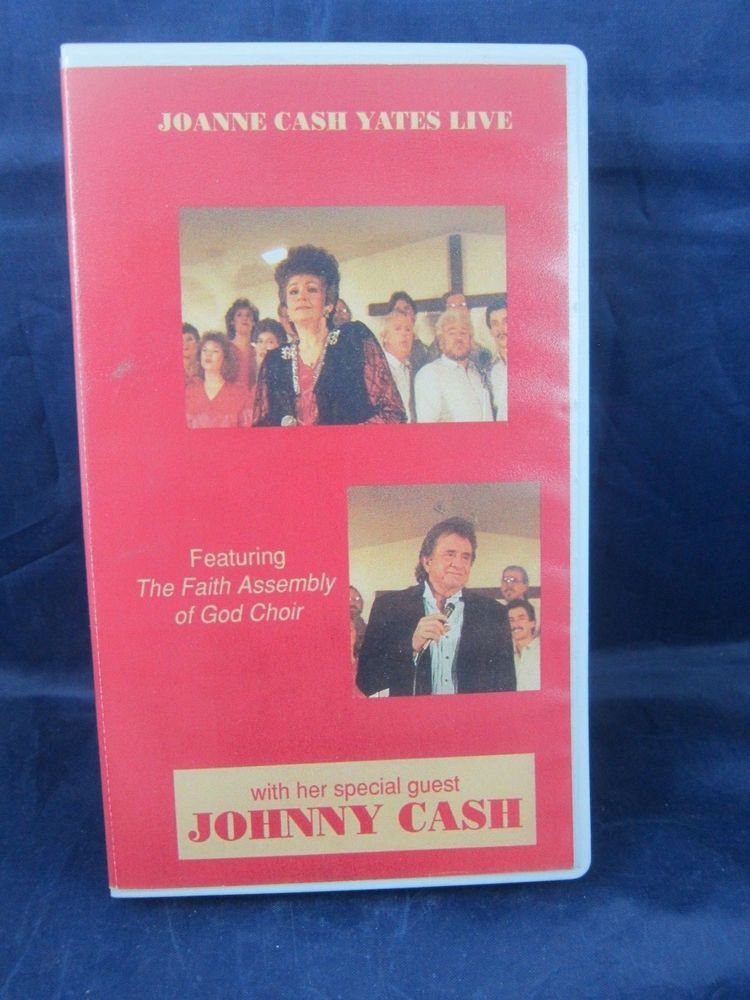 Joanne Cash Yates Live with her special guest Johnny Cash VHS video tape