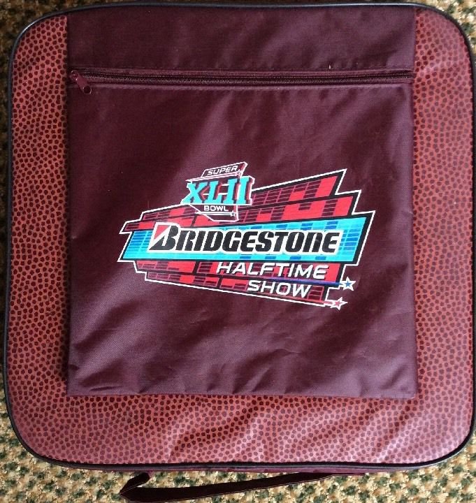 Super Bowl XLII 2008 Arizona Bridgestone Halftime Show Seat Cushion