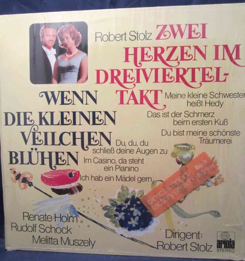 Robert Stolz Zwei Herzen IM Dreiviertel-Takt W. Germany Import Ariola Album