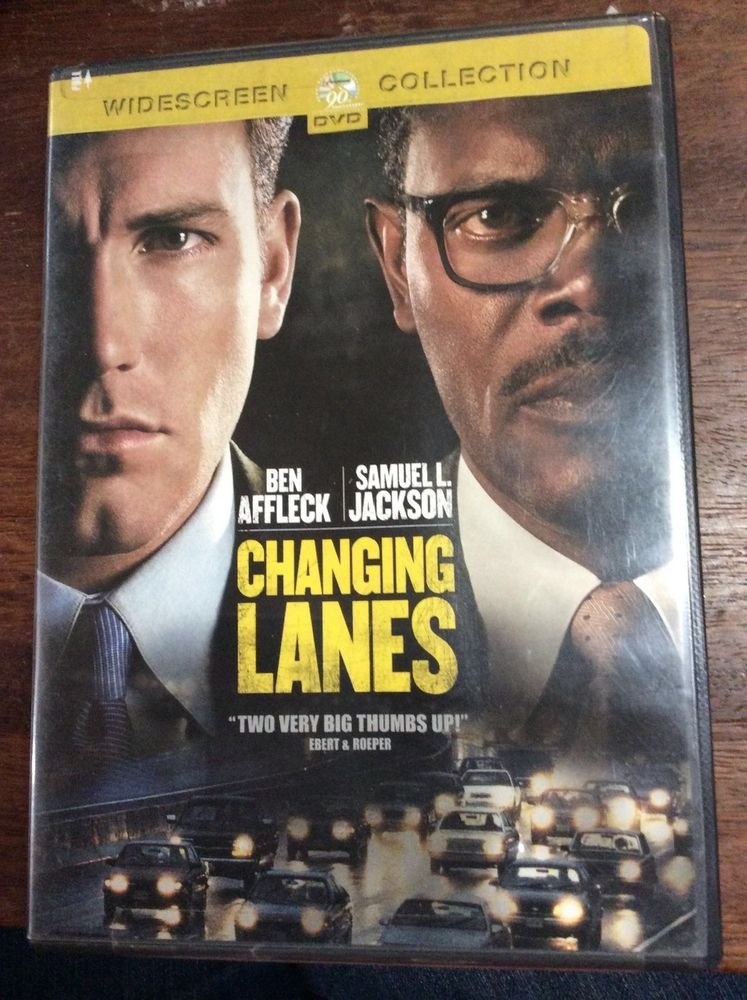 Changing Lanes DVD Ben Affleck & Samuel L Jackson widescreen collection