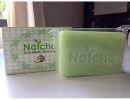 Natcha Brand ,Glutatione Vitaminฺ B3 MELON SOAP LIGHTENS FLAWLESS SKIN