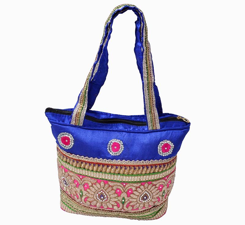 New!! TRADITIONAL Indian Handmade Canvas Tote Bag Handbag for Women ThanksGiving