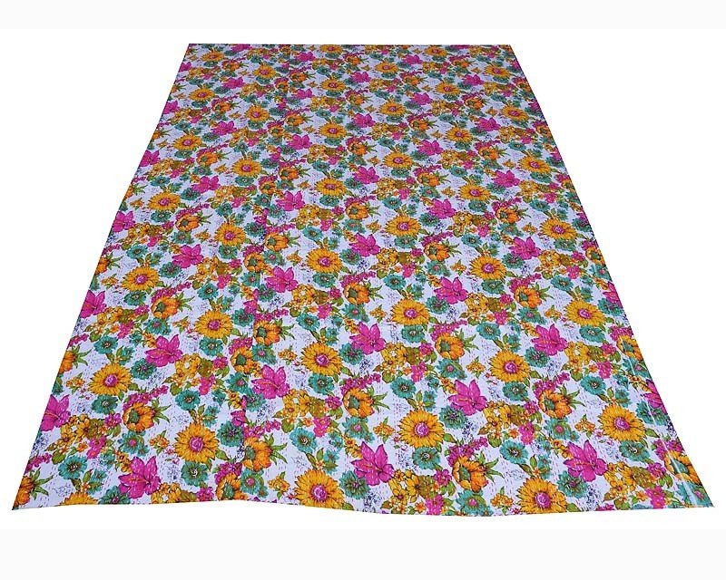 White Kantha Quilt Indian Handmade Bedspread Throw Cotton Blanket Ethnic Gudari