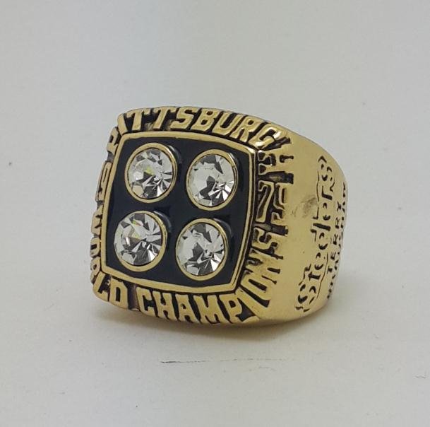 1979 Pittsburgh Steelers XIV Super bowl championship ring size 11 Back Solid
