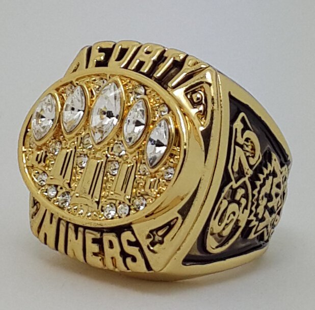 1994 San Francisco 49ERS XXIX Super bowl championship ring size 11 Back Solid