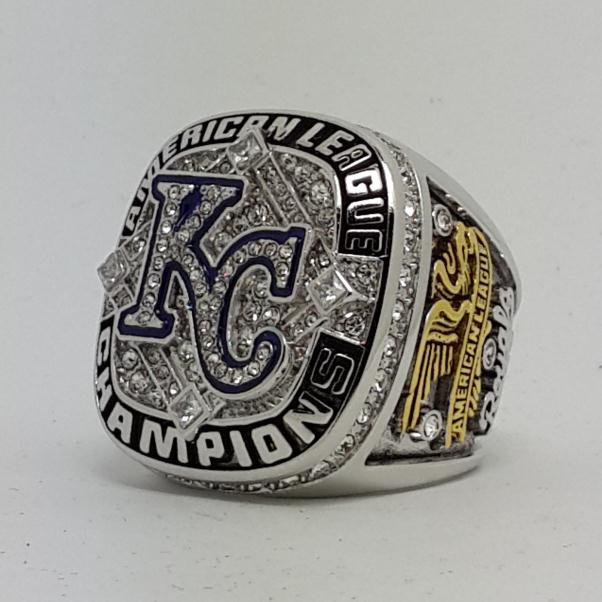 2014 2015 Kansas City Royals MLB championship ring AL American League baseball size 9-14 Back Solid