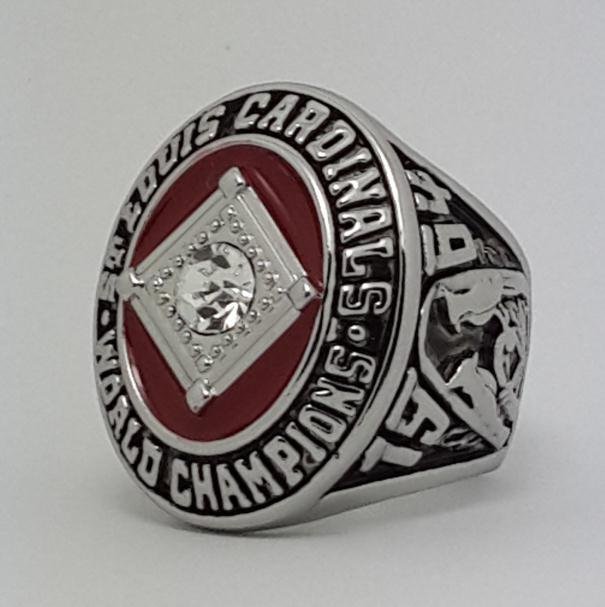 St Louis Cardinals 1964 world series championship ring GIBSON baseball size 11 Back Solid